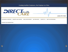 Tablet Screenshot of directonsitecare.com